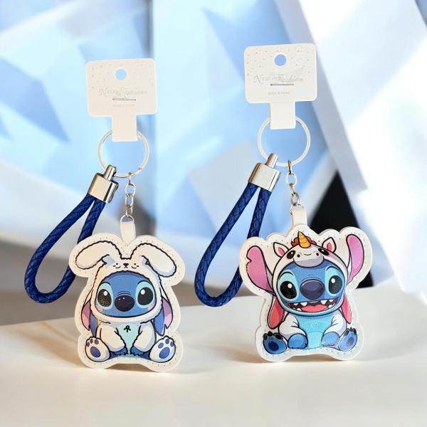 1pc Stitch Puffy Character Keychain