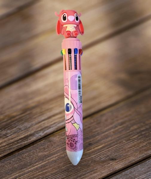 1pc Stitch Multicolored Pen ~ Pink