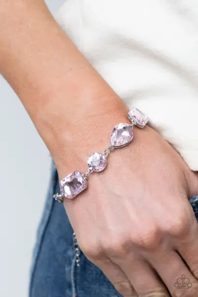 Paparazzi Bracelet ~ Cosmic Treasure Chest - Pink