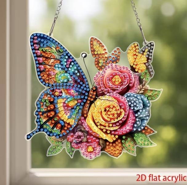 5D Diamond Painting Kit ~ Butterfly