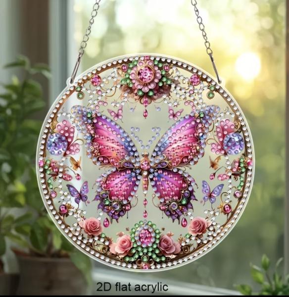 5D Diamond Painting Kit ~ Butterfly