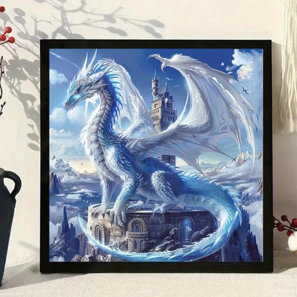 5D Diamond Art Painting Kit ~Fantasy Dragon