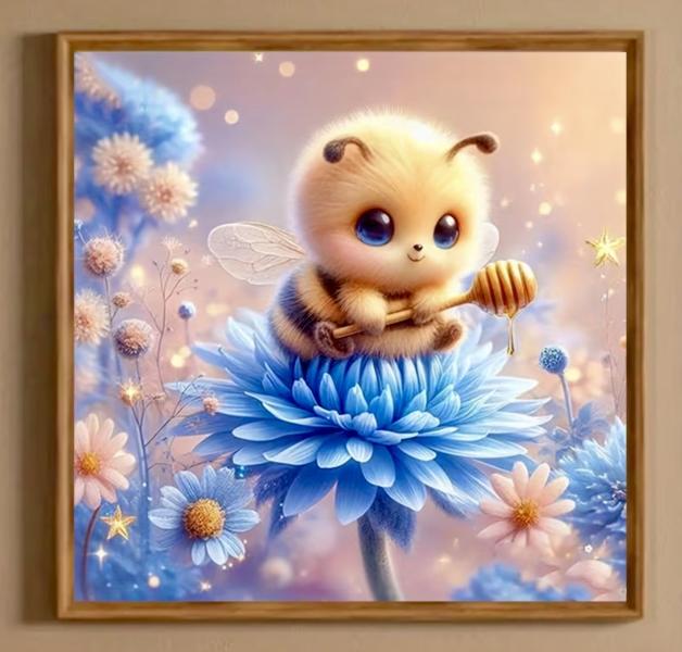 5D Diamond Art Painting Kit ~ Bee