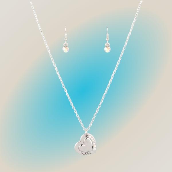 Paparazzi Necklace ~ Happily Heartwarming - White