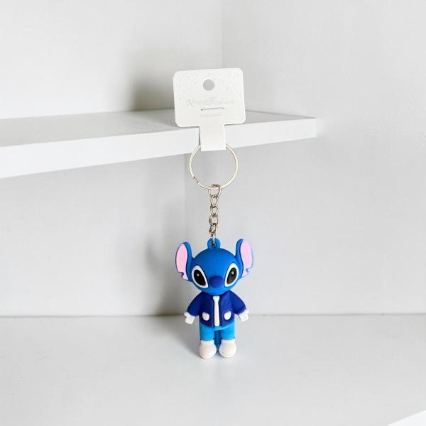   1pc Disney 3D Stitch Keychain 