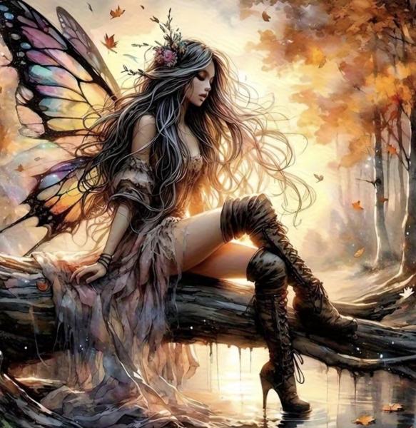 5D Diamond Art Painting Kit ~ Fairy 🧚 
