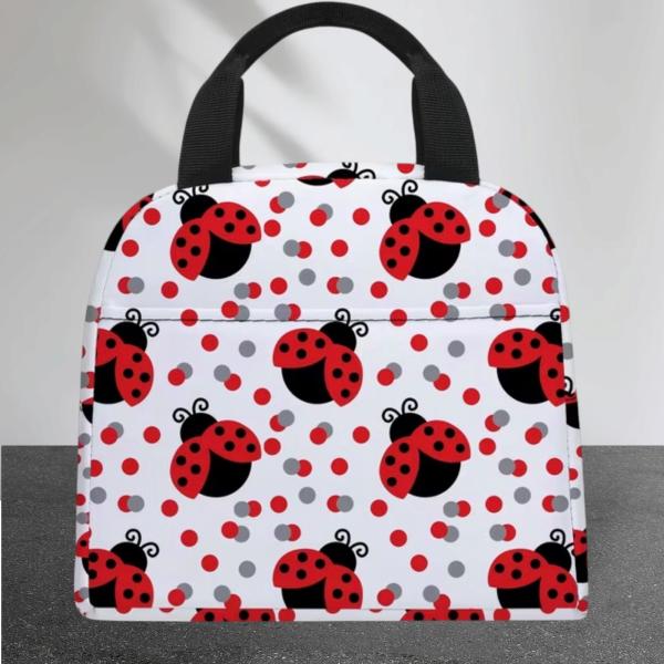 1pc Insulated Ladybug 🐞 Lunch Bag 
