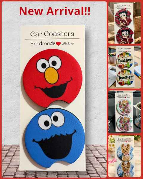 1 Set Car 🚗 Coasters 