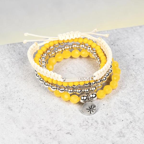 Paparazzi Bracelet ~ Offshore Outing - Yellow