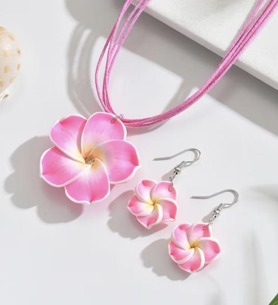 3pcs Set Bohemian Beach Style Set ~ Pink