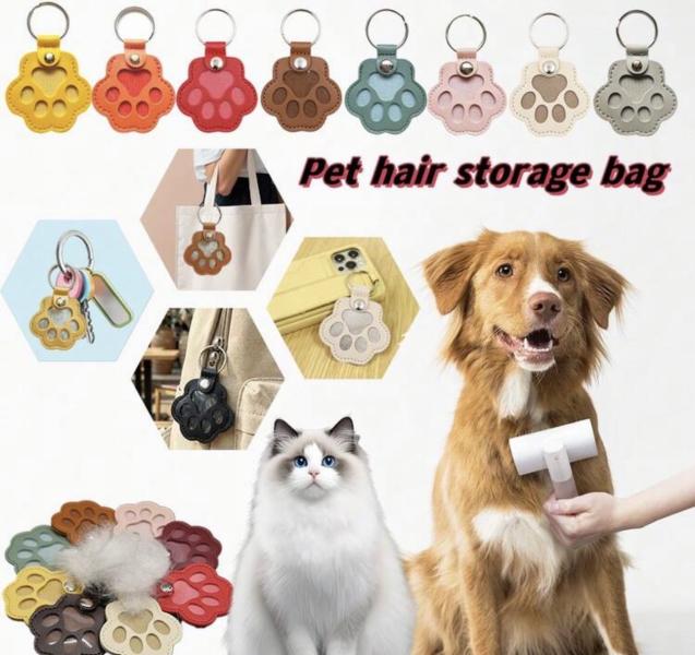 1pc Pet 🐾 Hair Keepsake Keychain 