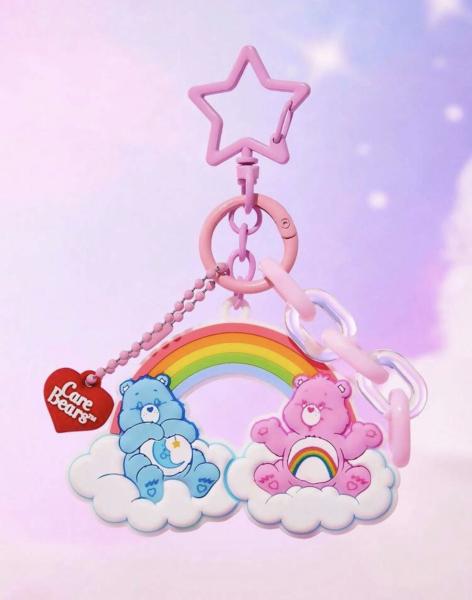 1pc Care Bears Cartoon Keychain 