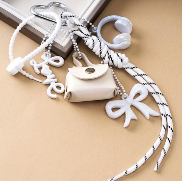 1pc Love Purse Bow Charm Keychain