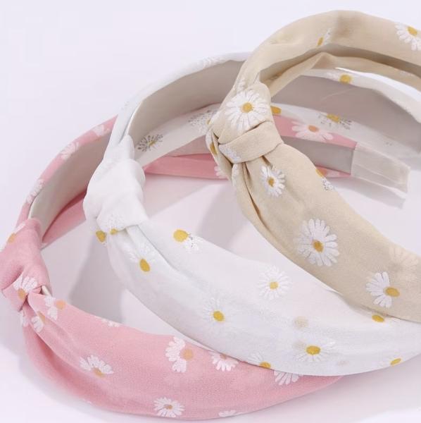 3pcs Daisy Head Bands Set
