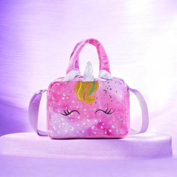 1pc Tie-dye unicorn 🦄  Shoulder Bag ~ Pink