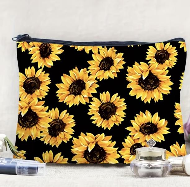 1pc Sunflower 🌻 Cosmetic Bag