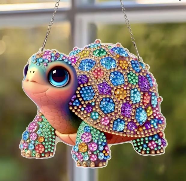 5D Diamond Art  Sun-catcher Kit ~ Turtle 🐢 