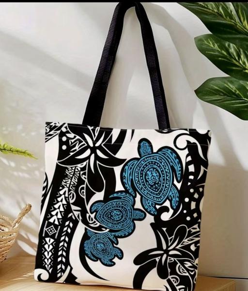 1pc Adorable 🐢 Turtle Tote Bag 