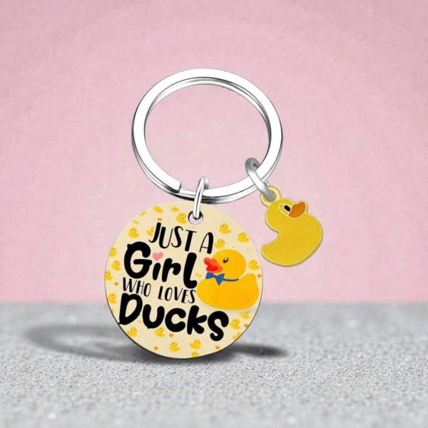 1pc Duck Keychain 