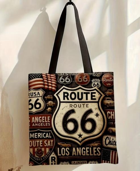 Route 66 Tote Bag