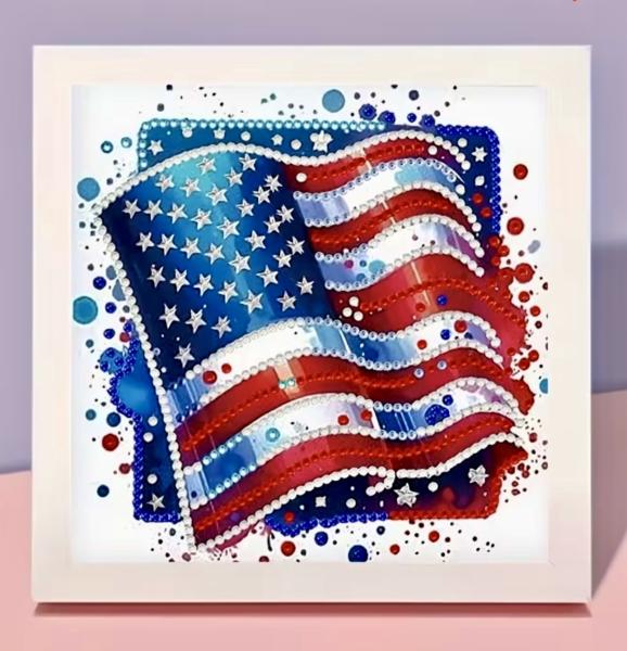 5D Diamond Art Painting Kit ~ American 🇺🇸 