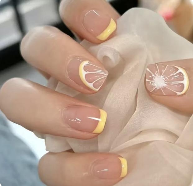 Lemon 🍋 Nail Tips