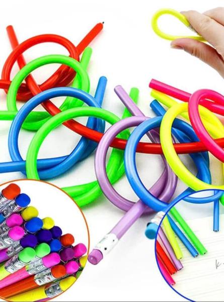 10pcs Vibrant Bendable Pencils ✏️ 