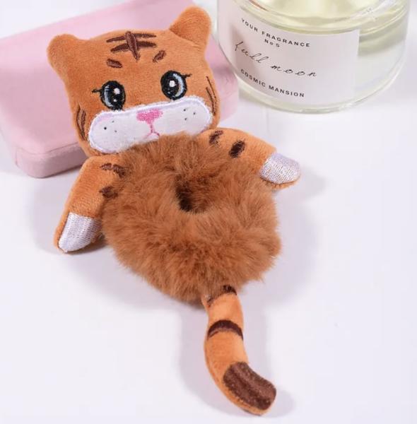1pc Tiger Plush Hair Tie