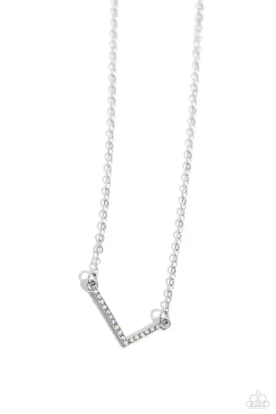 Paparazzi Necklace ~ INITIALLY Yours - L - Multi