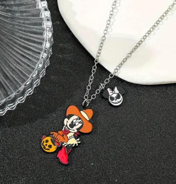 1pc Disney Mickey Mouse Pumpkin 🎃 Necklace 