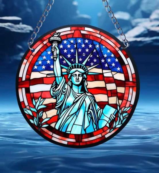 1pc, Statue Of Liberty Sun Catcher
