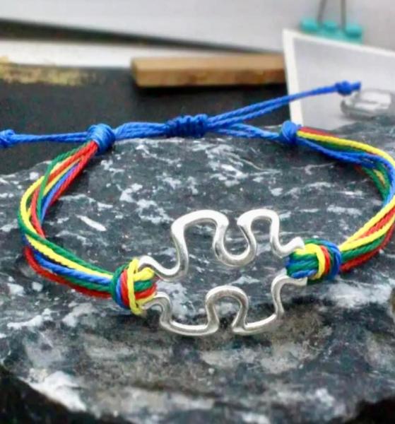 1pc Vibrant Autism Awareness Bracelet