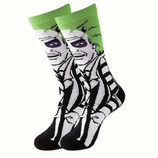 1 Pair of Fun Cartoon Beetle Juice Socks