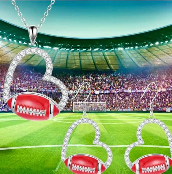 3-Piece Set: Heart-Shaped Football 🏈 Set