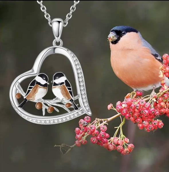 1pc Chic Hummingbird Pendant Necklace