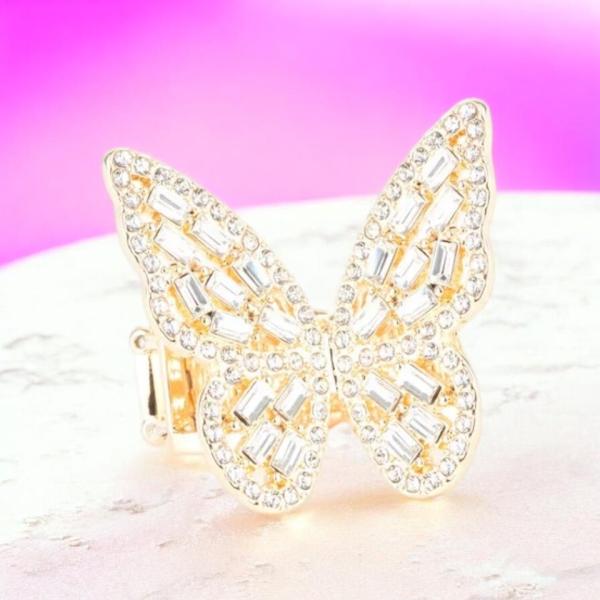 Paparazzi Ring ~ Flauntable Flutter - Gold