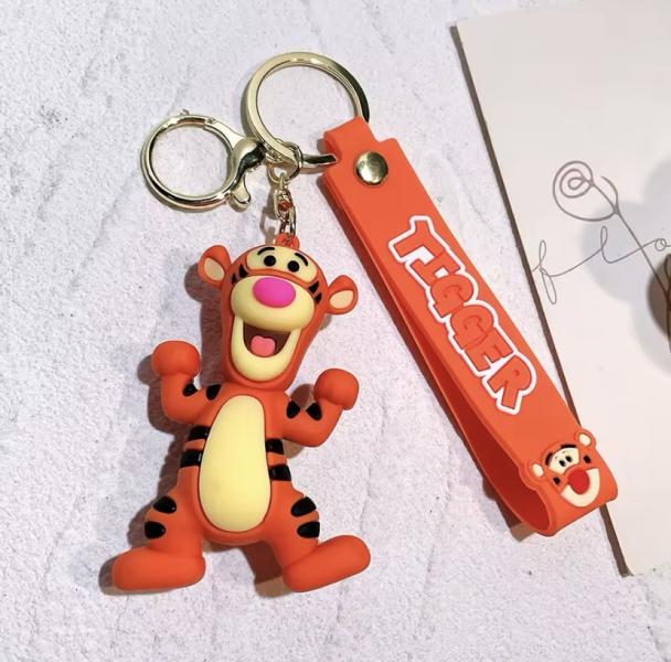 1pc Disney Tigger Cartoon Keychain 