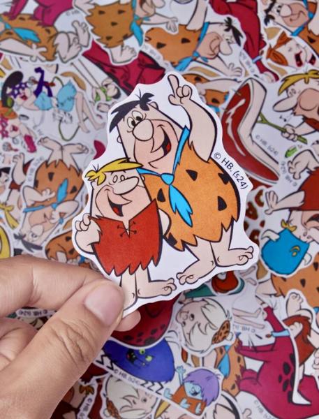 53pcs Cartoon Flintstones Stickers