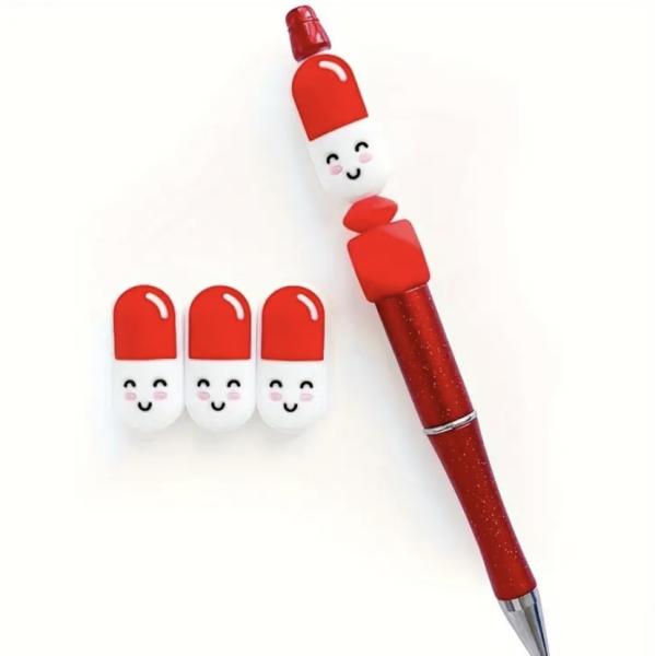 1pc Silicone Beaded Pill 💊 Pen