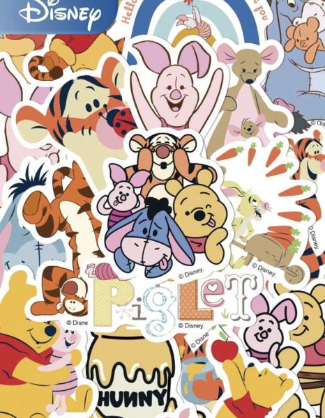 50pcs Disney Pooh Stickers