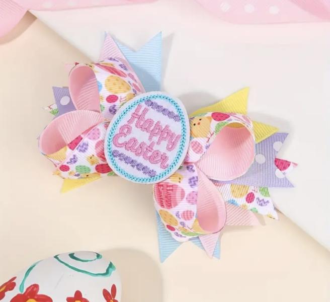 1pc Adorable Easter 🐣 Bow Hair Clip