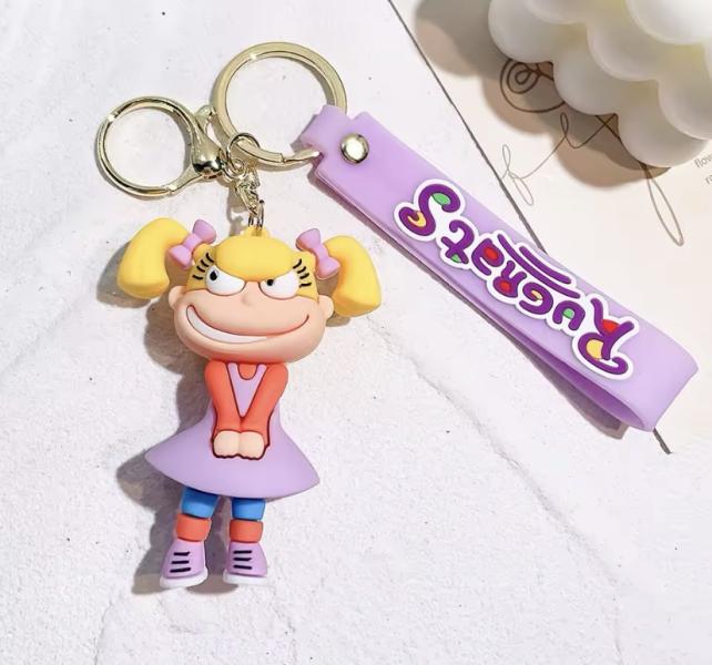1pc Angelica Rugrats Keychain 