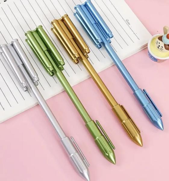 1pc Rocket 🚀 Design Gel Ink Rollerball Pen $2.50 each