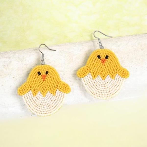 Paparazzi Earring ~ Capricious Chick Yellow