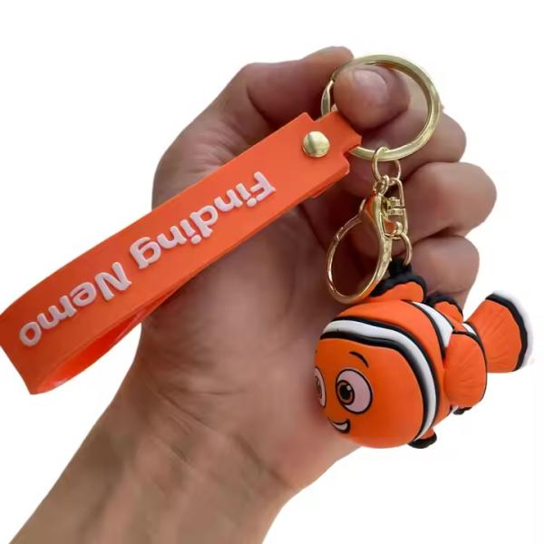 1pc Finding Nemo Silicone Keychain 