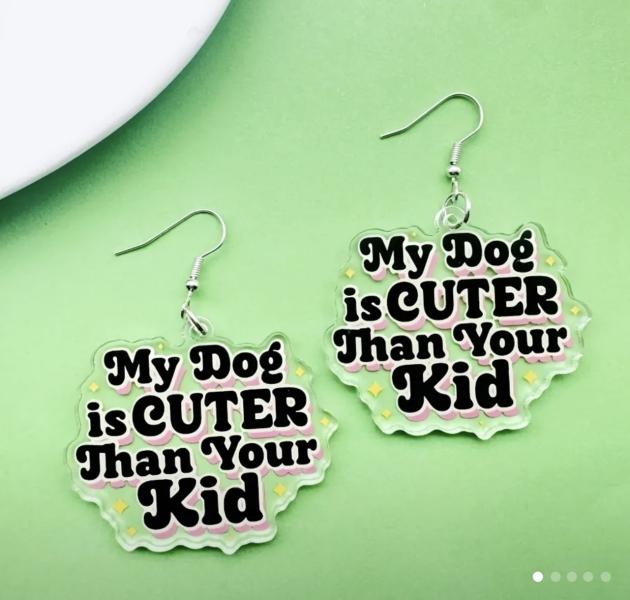 1 Pair “My Dog is Cuter Than Yours