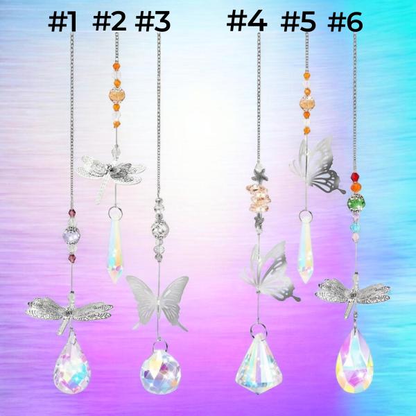 1pc Handmade Colorful Crystal Suncatcher ☀️ 