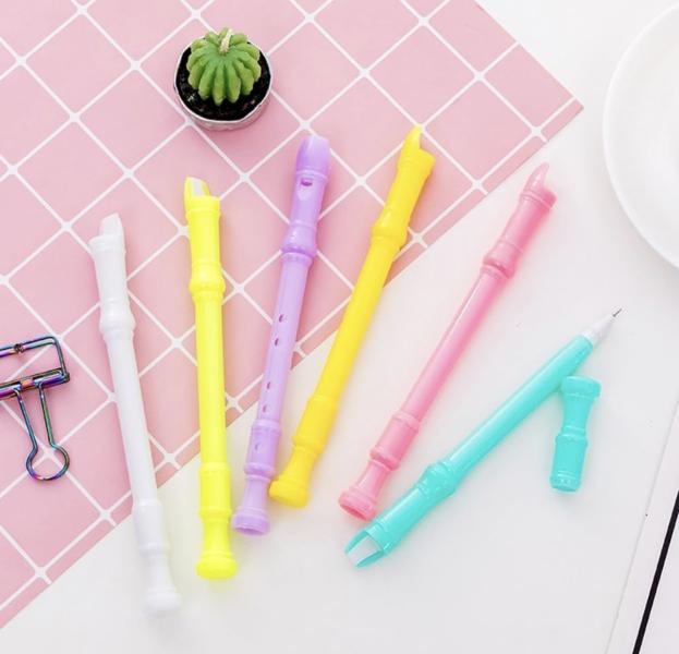 1pc Flute Shaped Novelty Pen