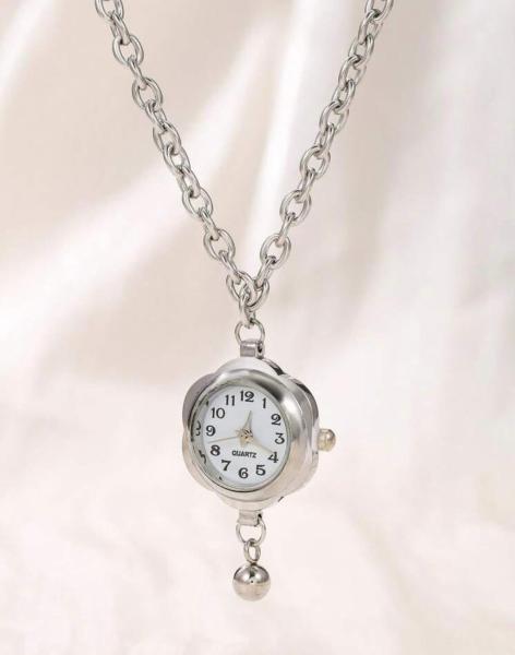 1pc Quartz Watch Pendant Necklace