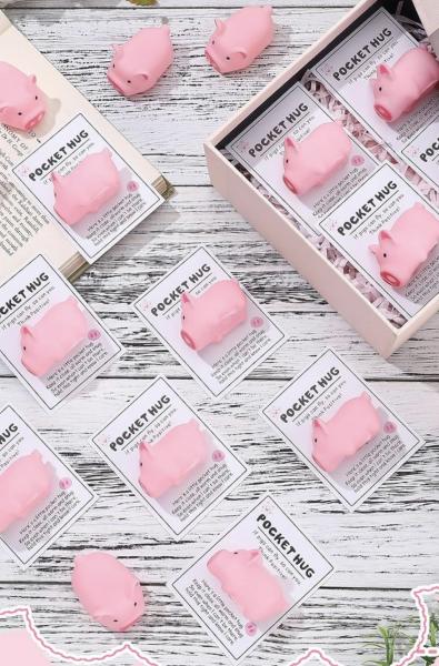 1pc Squishy Piggy 🐷 Pocket Hug